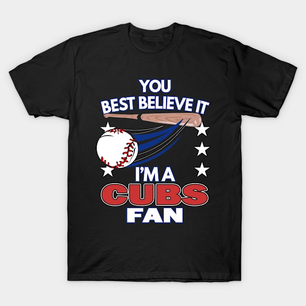 Chicago Cubs Fan - Baseball | MLB T-Shirt by Moonsmile Products